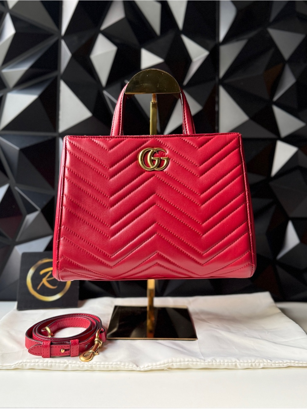 Gucci Marmont Matelassé leather bag, Small
